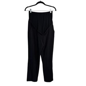 Seraphine Over the Bump Black Maternity Work Trouser Pants